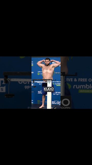 Austin "Turp Daddy Slim" Turpin weighs in at the 205 lbs Light Heayweight Championship limit!