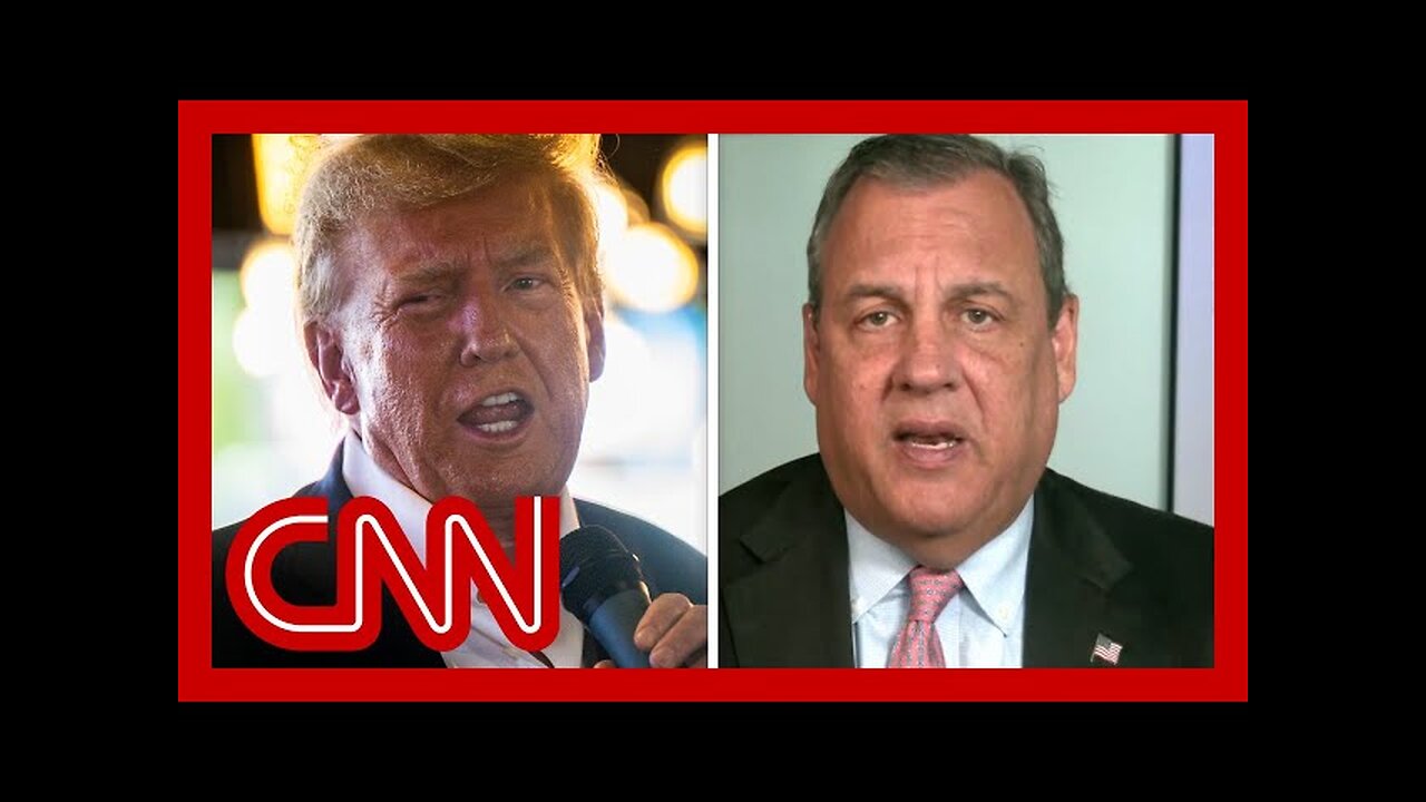 See Christie's reaction after Trump cancels his own promoted event