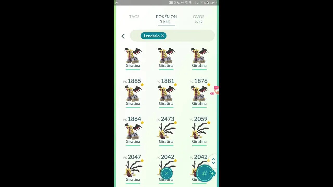 Veja a minha live de Pokémon GO