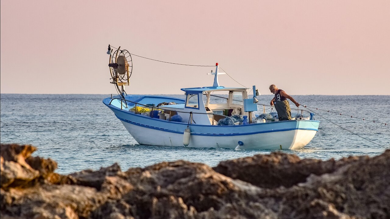 A Day of topwater fishing in boat in 4k