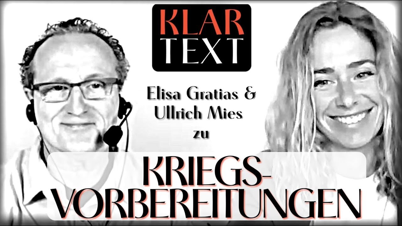 MANOVA: Klartext zu Kriegsvorbereitungen Teil 1/2(Ullrich Mies und Elisa Gratias@Manova🙈