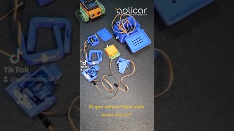APRENDA A MONTAR SEU ROBÔ OTTO MICROBIT #shorts