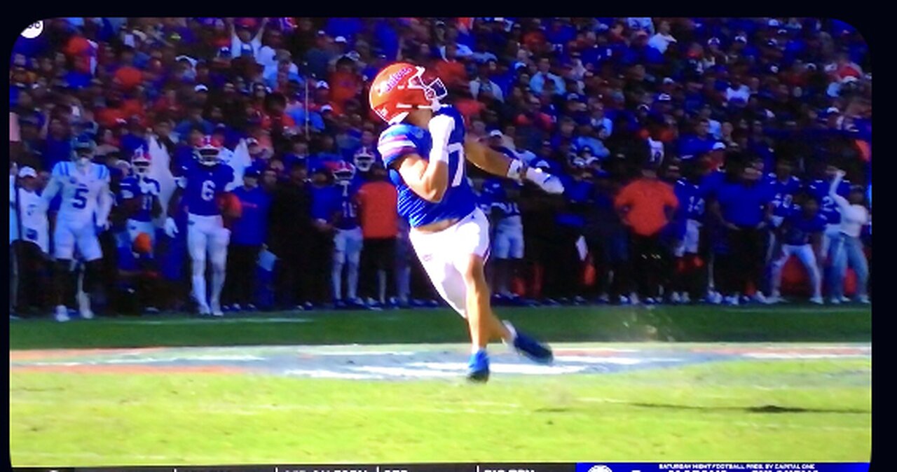 Gators WR #17 Chinese Dike 🏈41yd diving catch! 👀