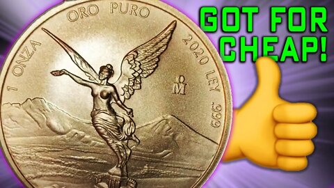 I Got This High Premium Gold Coin For CHEAP By Shopping With...