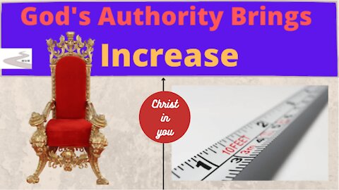 God's Authority Brings Increase