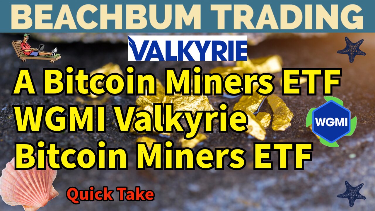 A Bitcoin Miners ETF | WGMI | Valkyrie Bitcoin Miners ETF | Quick Take