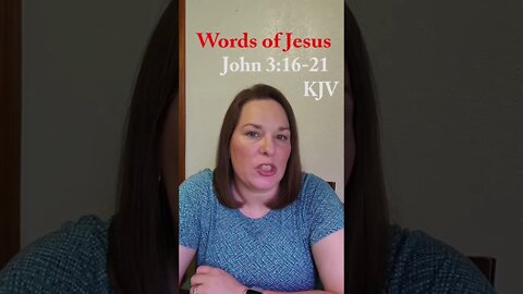 Words of Jesus Christ in John 3:16 For God so Loved the World #shorts #jesus #jesussaves