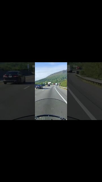 riding my motorcycle around I 24