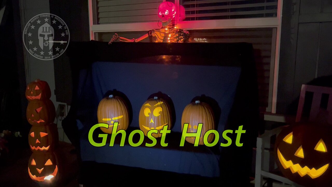 2023 Singing Pumpkins - Ghost Host