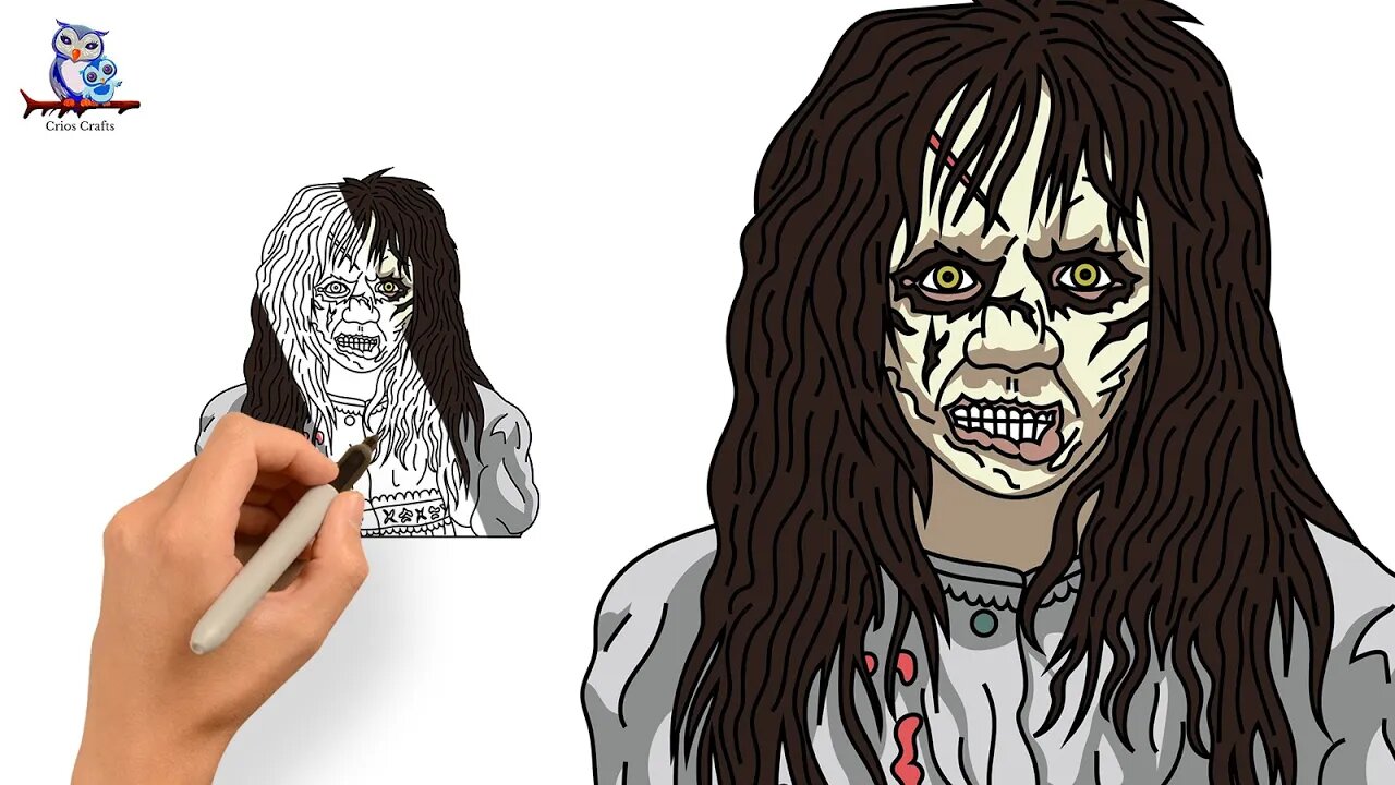 How to Draw The Exorcist Believer - Step by Step