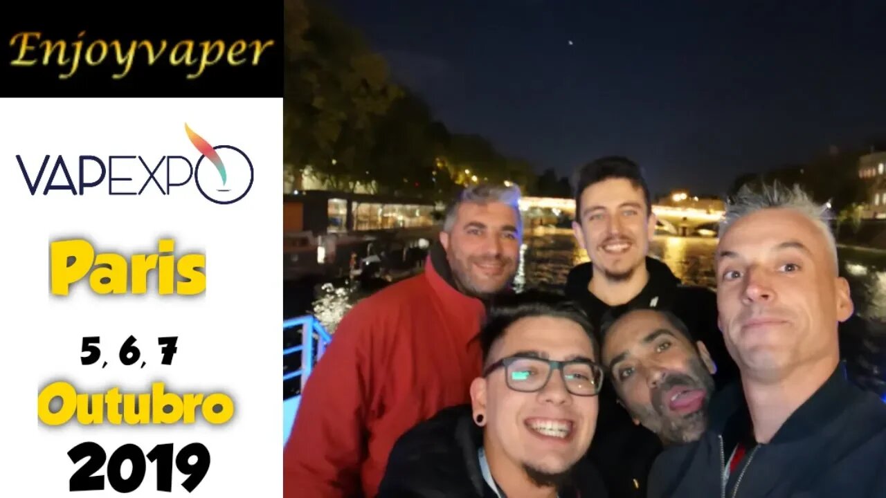 Vapelive #33 com Vinagre Vape e amigos(rescaldo da ida á Vapexpo Paris)