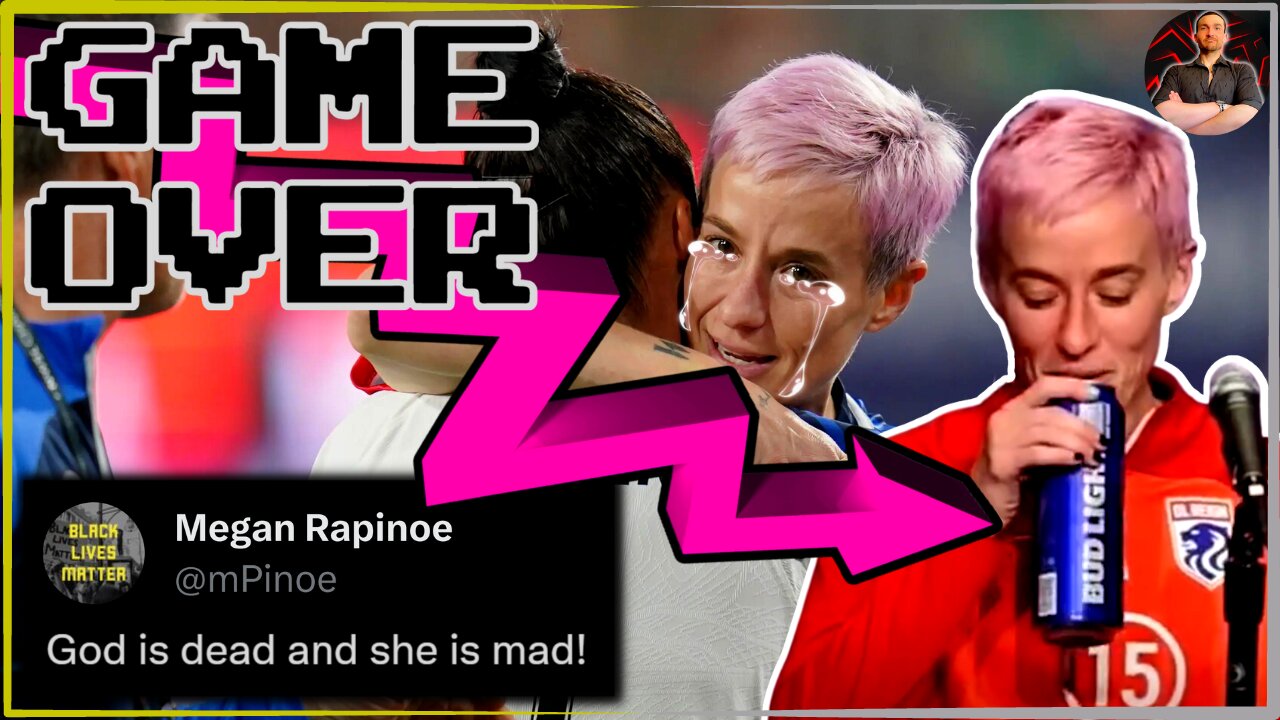 Bud Light's Megan Rapinoe RETIRES in DISGRACE! Goes Out With Injury and BLAMES GOD For Her FAILURE!