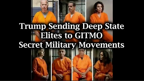 Trump Sending Deep State Elites to GITMO – Secret Military Movements in Major U.S. Cities!