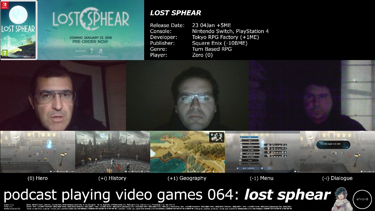 +11 002/004 003/013 003/007 podcast playing video games 064: lost sphear