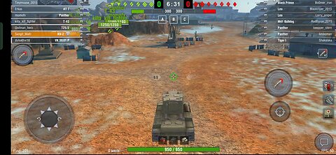 My tank killed enemy fore tank