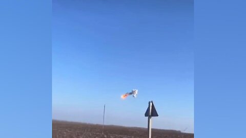 Ukrainian MiG-29 fighter gets turned into blazing fireball