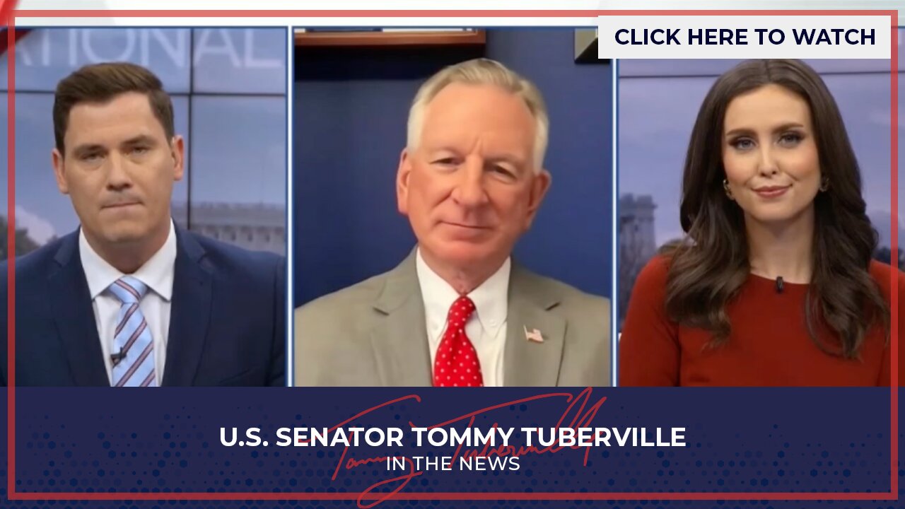 Senator Tuberville Joins "National Report" to Discuss Looming Government Shutdown & MAHA Caucus