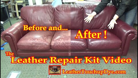 Leather Repair Kit Video! *****