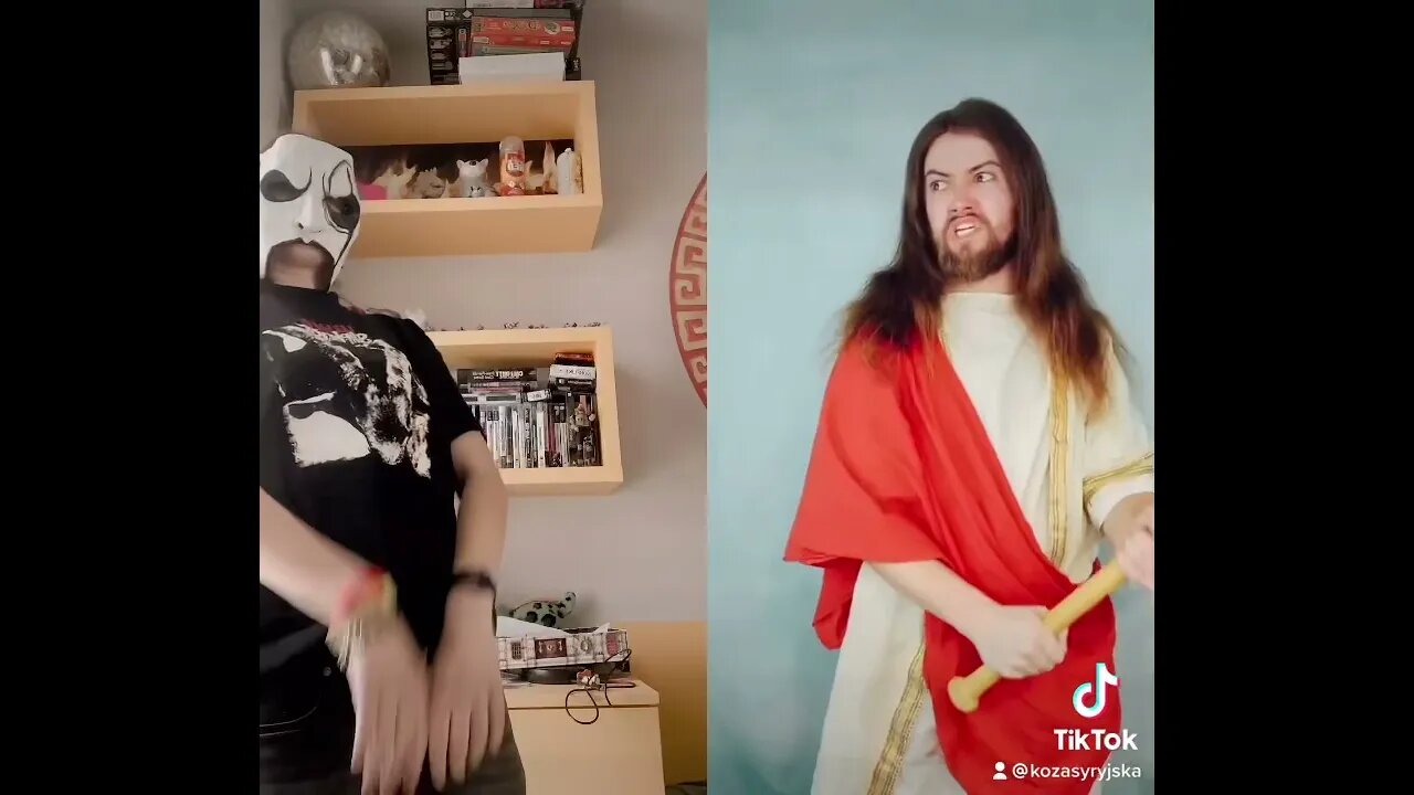 Jak to rzeźnik dostaje wpierdol od samego Jezusa #shorts