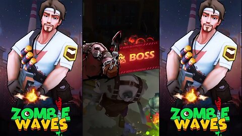 Zombie Waves Gameplay Challenge Stage 16: Abandoned City Hall (Normal)