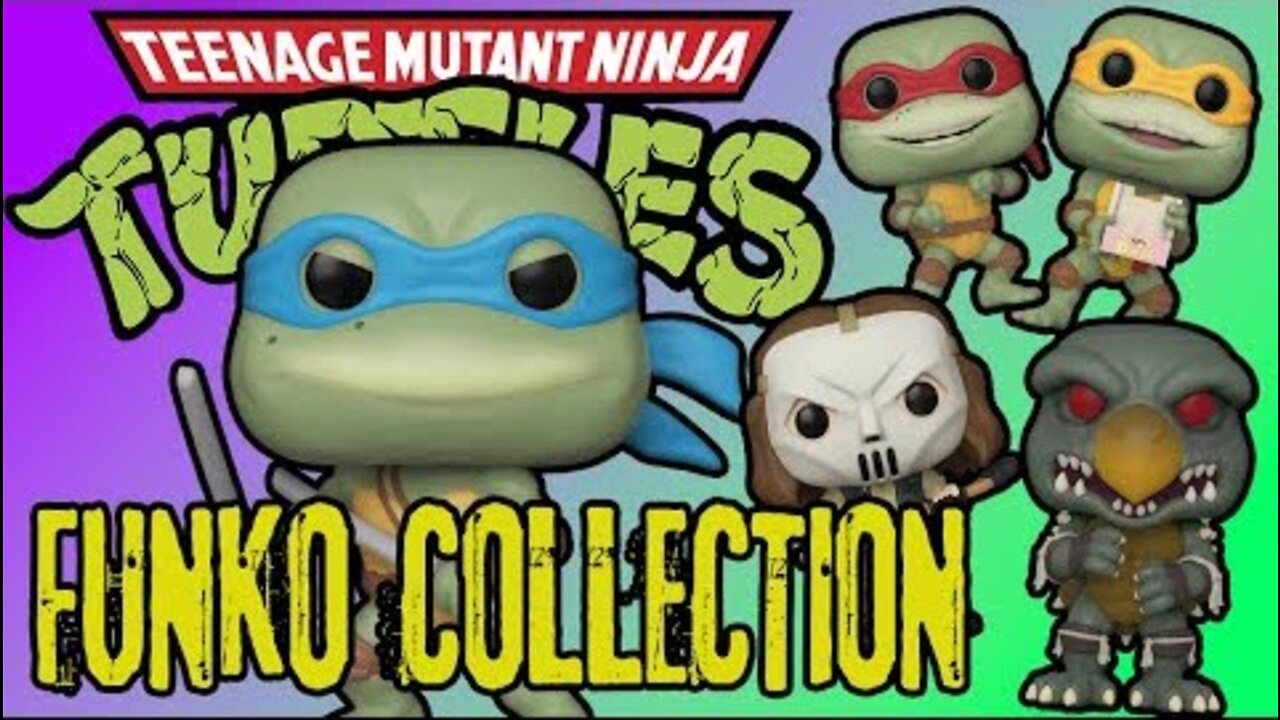 Ninja Turtles Funko Pop Ultimate Collection 100th VIDEOS Special | TMNT Collection