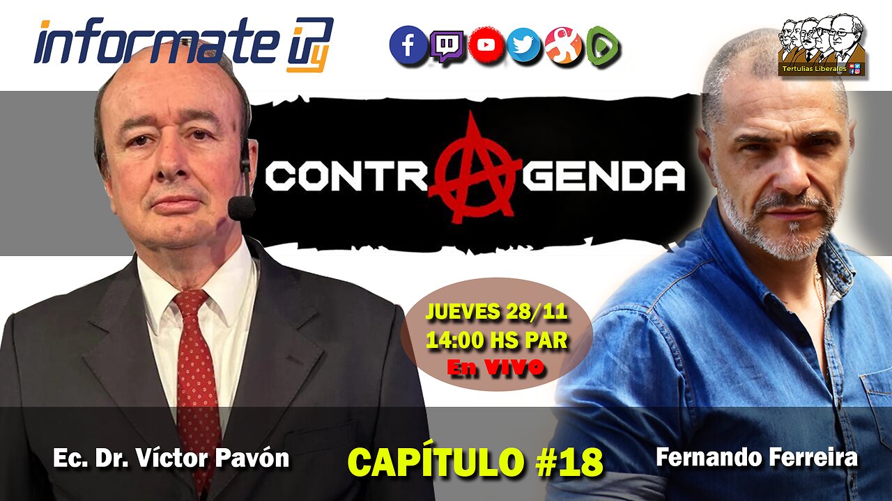 ContrAgenda Capítulo #18: Ec. Dr. Víctor Pavón