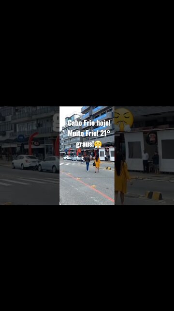 Muito Frio na Região dos Lagos [ Cabo Frio,RJ] #shorts