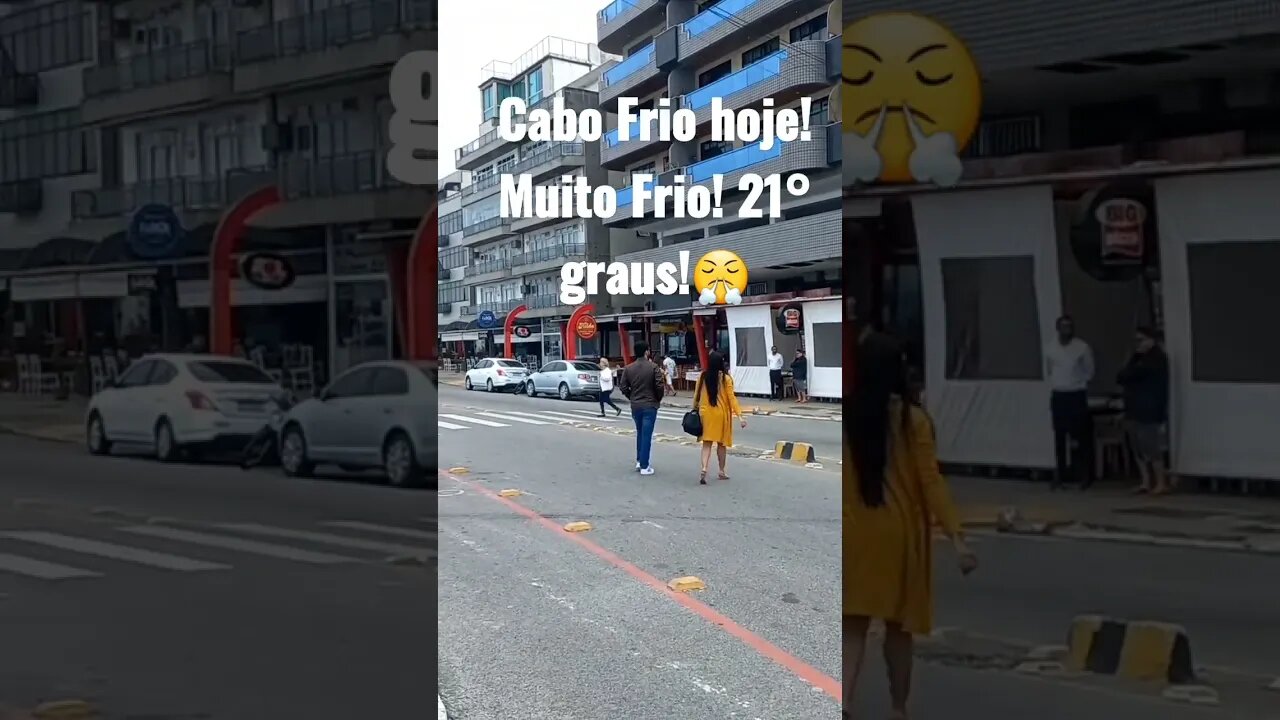 Muito Frio na Região dos Lagos [ Cabo Frio,RJ] #shorts