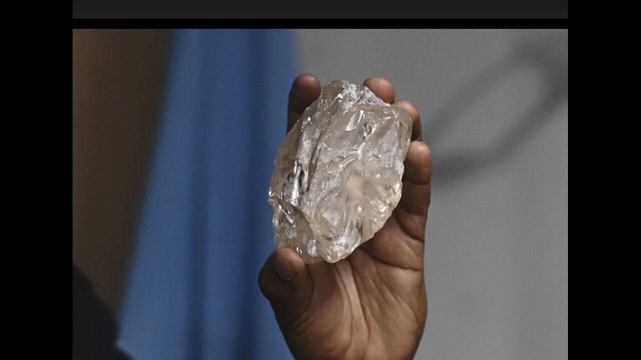 FRIDAY FUN - A 2492 CARAT DIAMOND FOUND IN BOTSWANA - 2ND LARGEST DIAMOND EVER FOUND