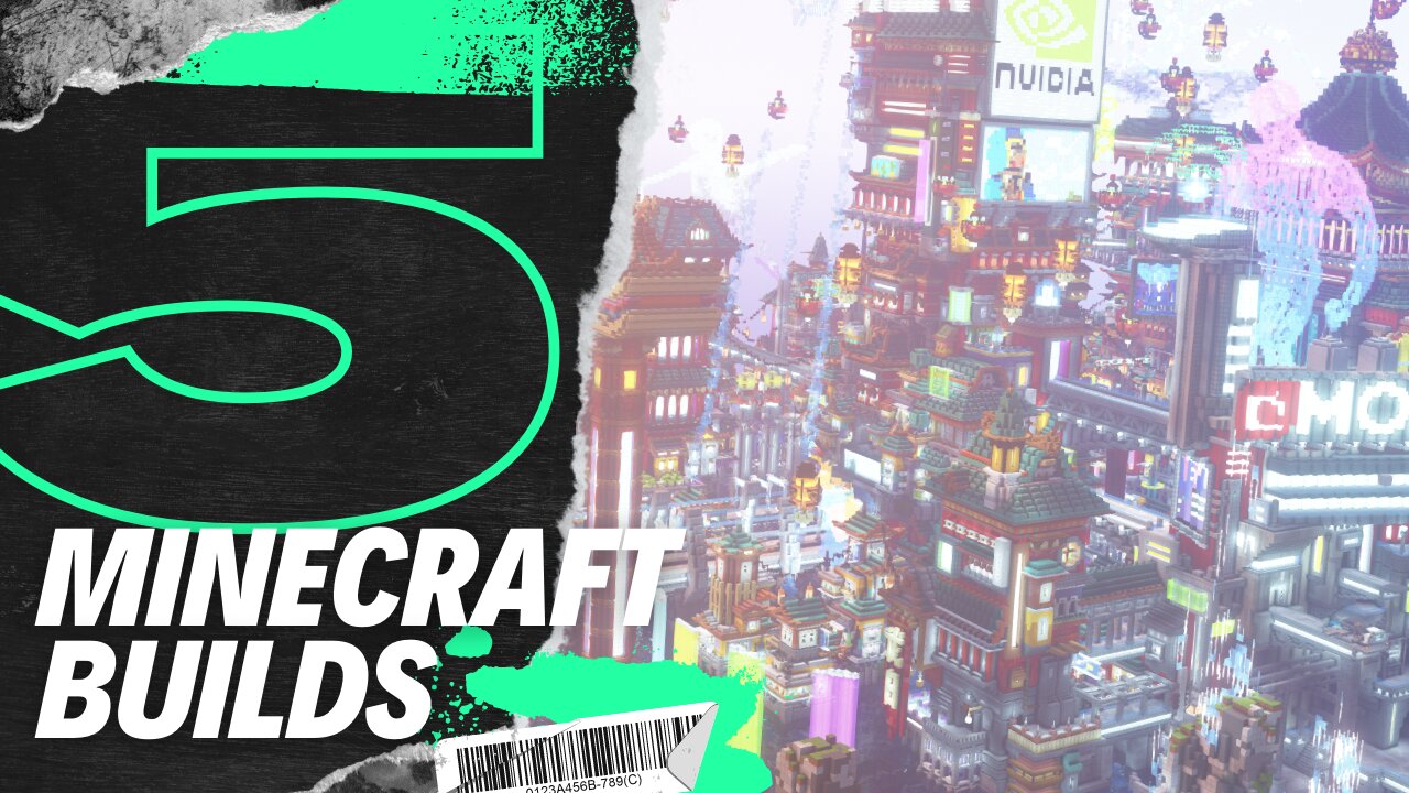 Top 5 Mind Blowing Minecraft Builds!