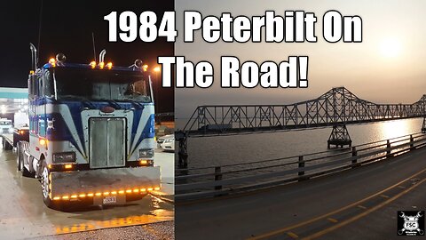 Huge Bridge, Tunnels And Peterbilt 362 Cabover - 022