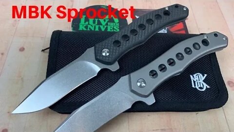 Monterey Bay Knives MBK Sprocket Gerry McGinnis Design. Includes Disassembly
