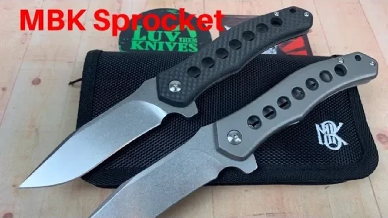 Monterey Bay Knives MBK Sprocket Gerry McGinnis Design. Includes Disassembly