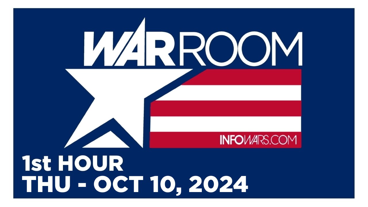 WAR ROOM [1 of 3] Thursday 10/10/24 • 2024 ELECTION - News, Reports & Analysis • Infowars