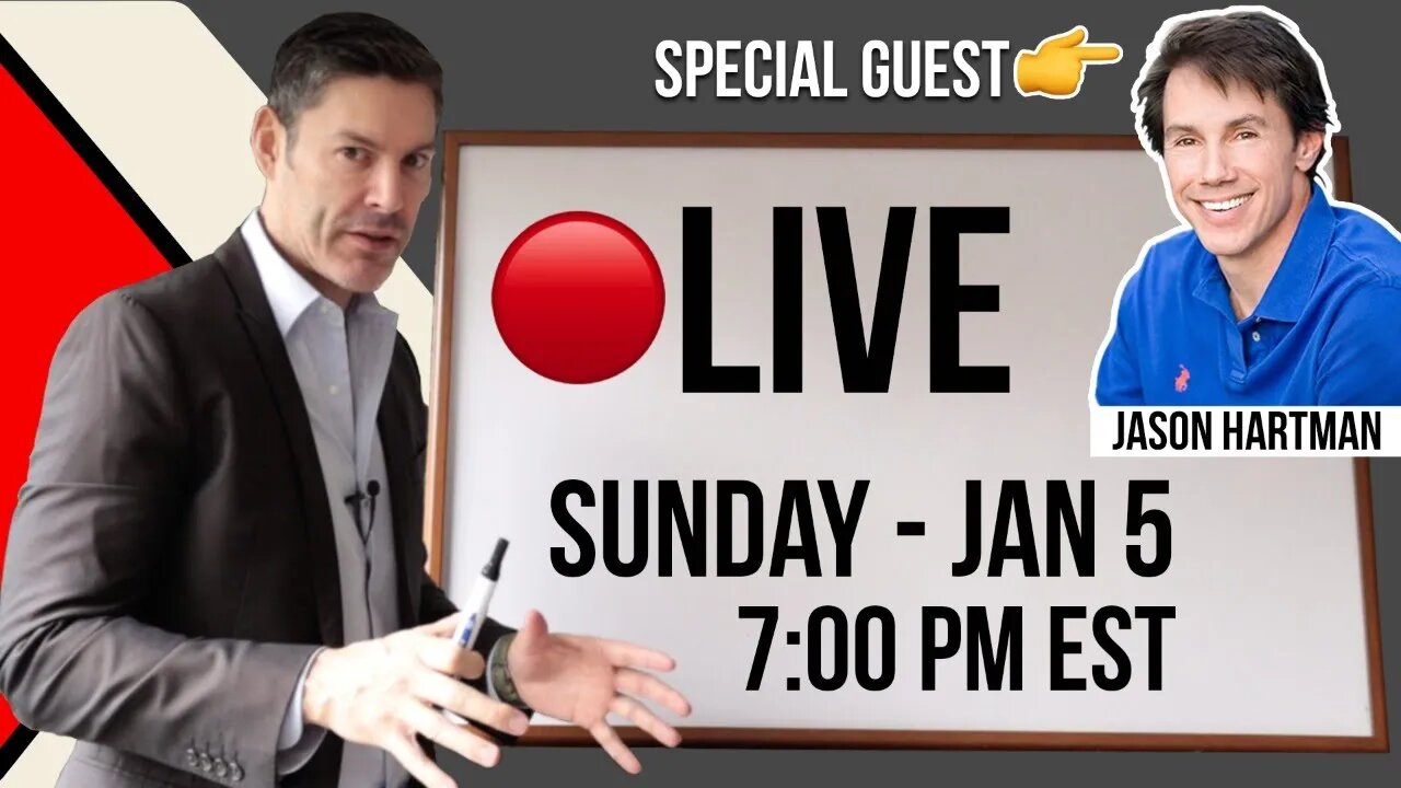 LIVE Q&A (special guest: Real Estate Expert JASON HARTMAN!) 😉