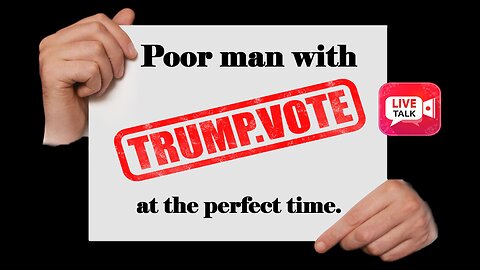 TRUMP.VOTE website owned by poor man.