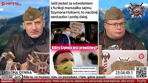 ZASŁONA DYMNA - Olszański, Osadowski NPTV (08.03.2024)