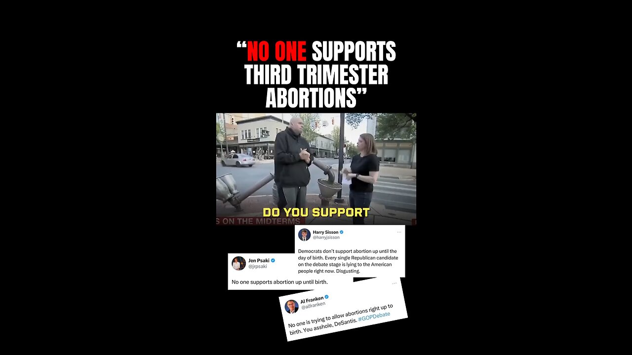 PROOF: The Left Supports Third Trimester Abortion