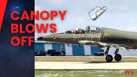 Fighter Jet Pilot's Terrifying Escape: Canopy Blown Off During Takeoff!