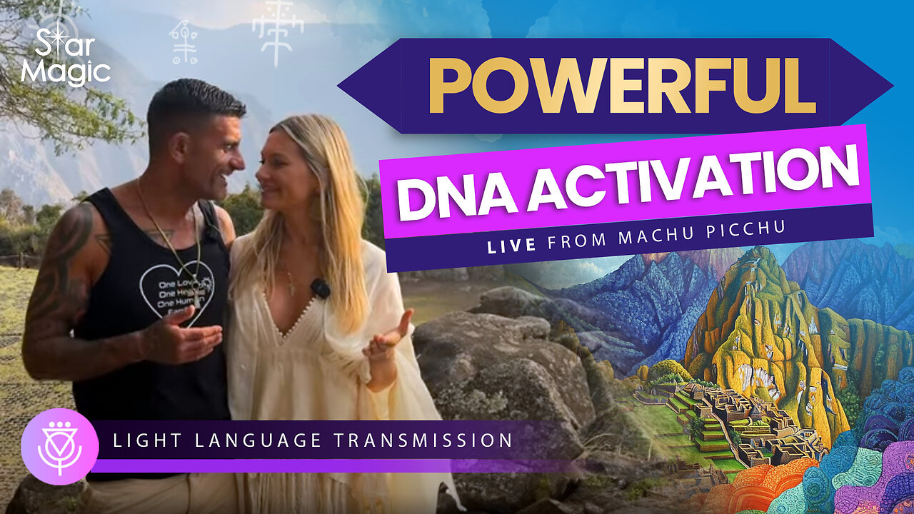 Light Language Transmission. Live from Machu Picchu with Jerry & Lore