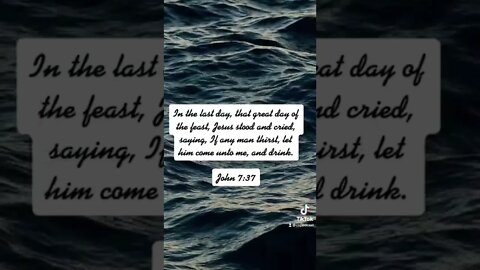 Are you thirsty? Heres the answer! #christianshorts #shorts #bible #podcast #faith
