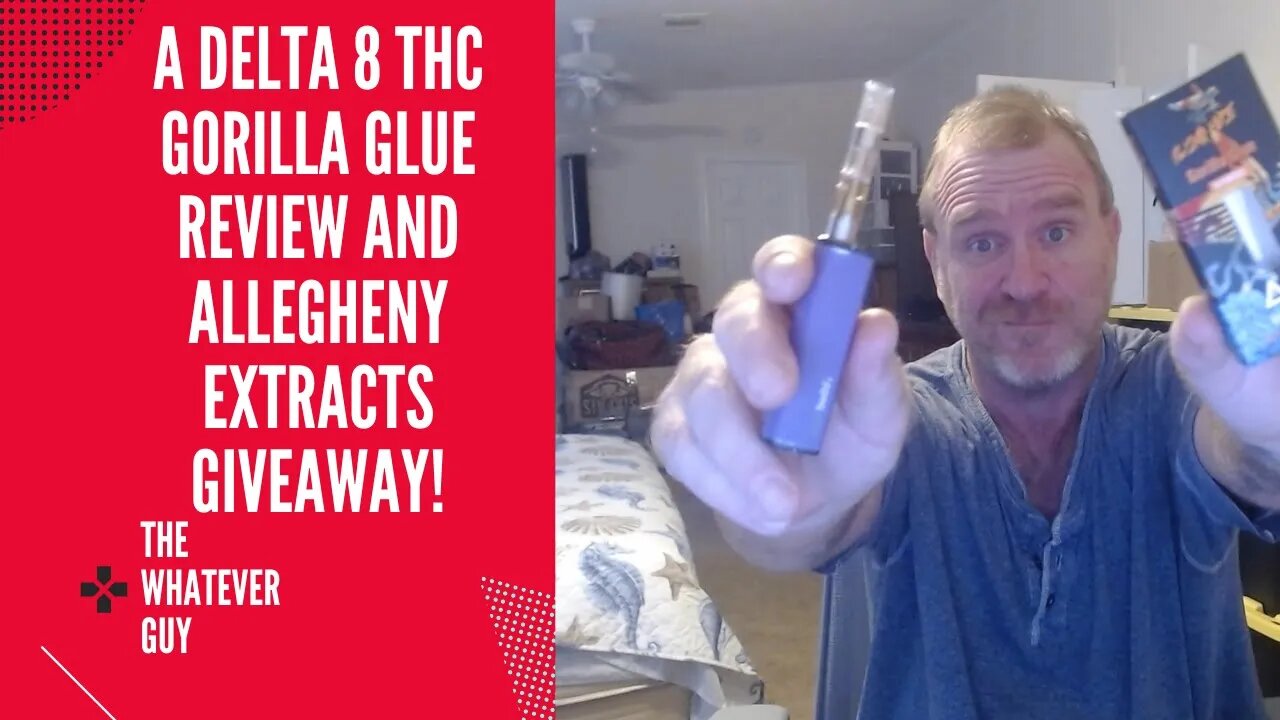A Delta 8 THC Gorilla Glue Review and Allegheny Extracts Giveaway!