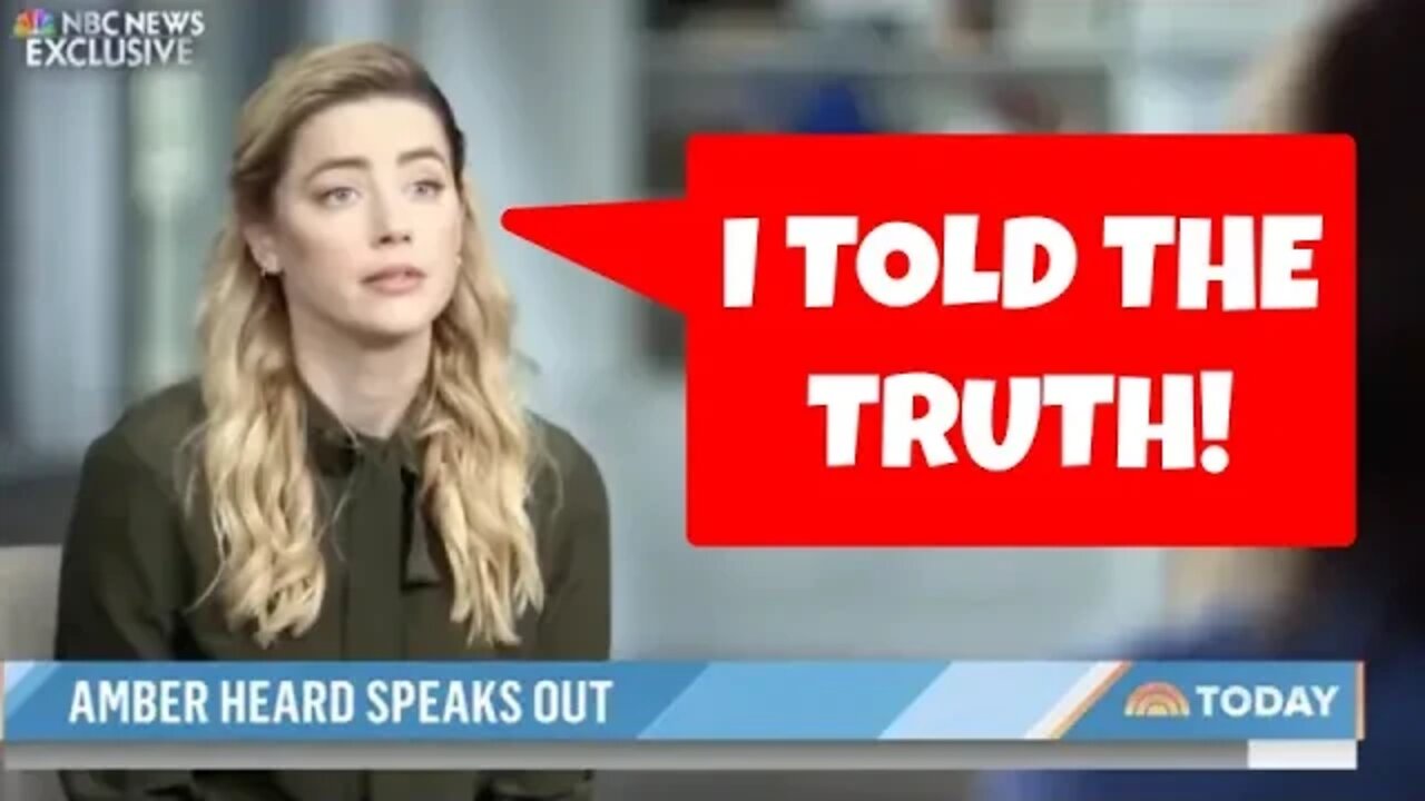 CLIP | Amber Heard Speaks Out | Amber Stands by her Lies and Doubles Down.