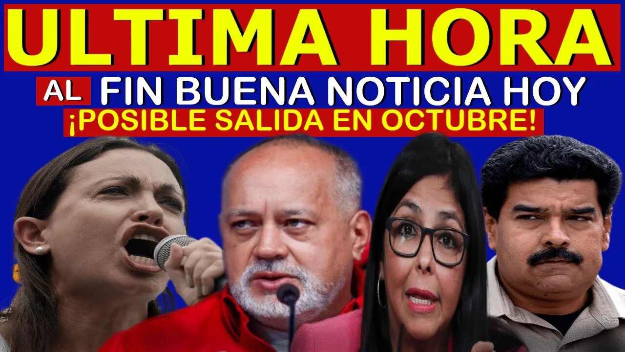 🔴SUCEDIO HOY! URGENTE HACE UNAS HORAS! UNA LUZ AL FINAL DEL TUNEL - NOTICIAS DE VENEZUELA HOY