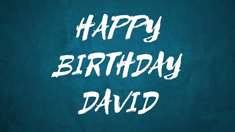 Happy Birthday to David - Birthday Wish From Birthday Bash