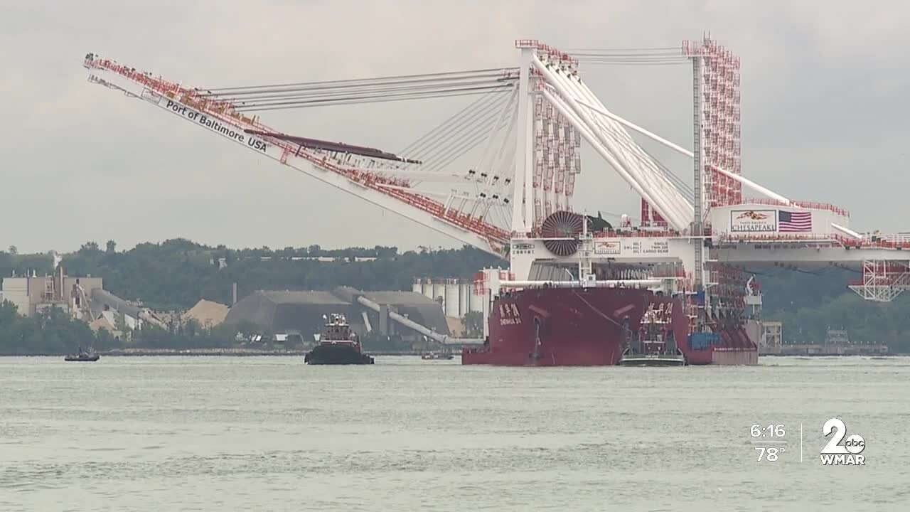 Special delivery at the Port of Baltimore