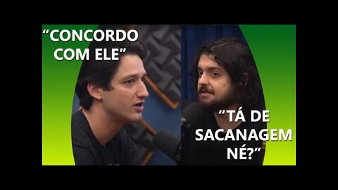 CONVIDADO CONCORDA COM FELIPE NETO E GERA DISCUSSÃO NO FLOW | Super PodCortes