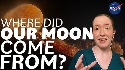 SCIENTIST EXPLAINS WHERE DID OUR MOON COME FROM. 🌑