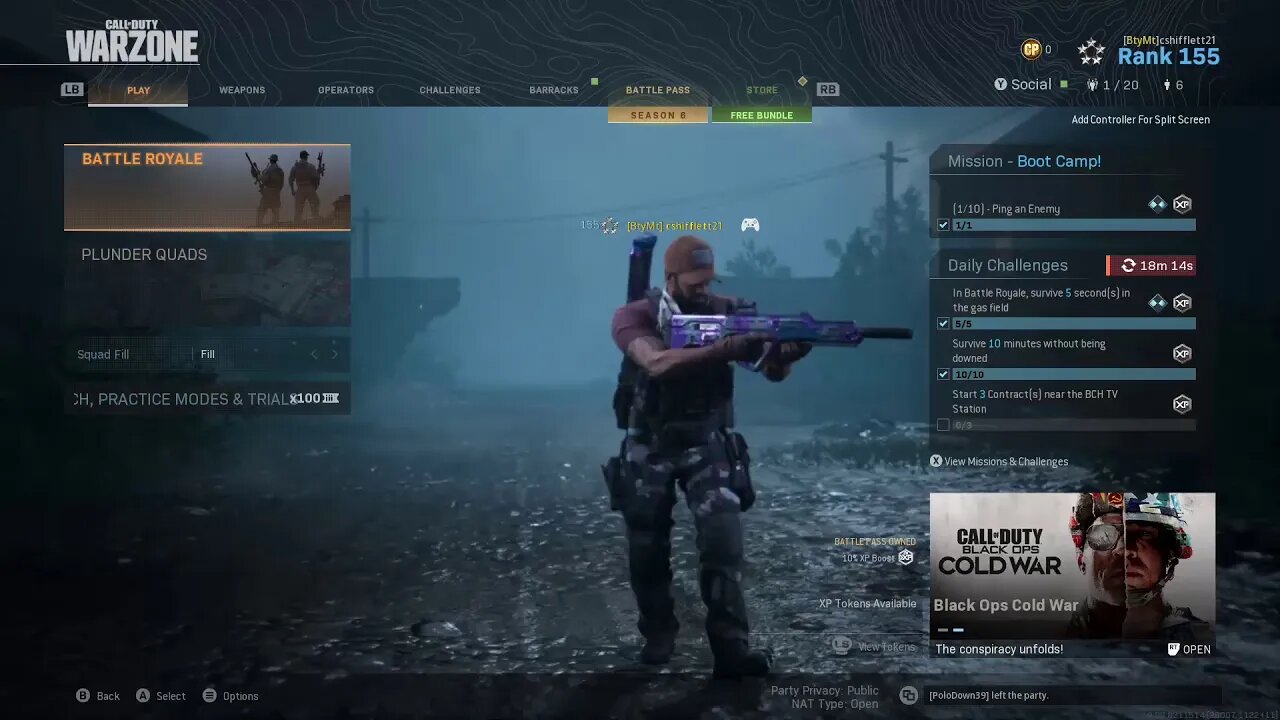 cshifflett21 Maven & Merk 5k warzone tournament