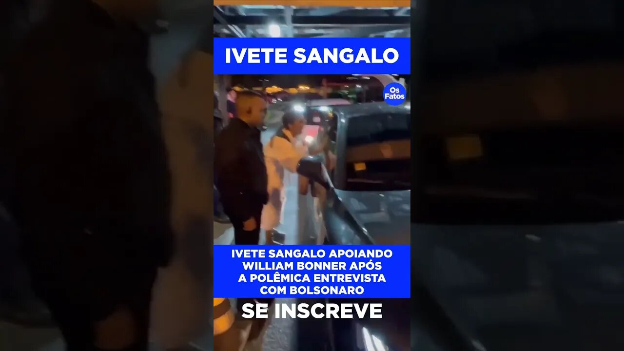 Ivete Sangalo comemorando a hipocrisia de Bonner após entrevistar Bolsonaro #shorts #bolsonaro